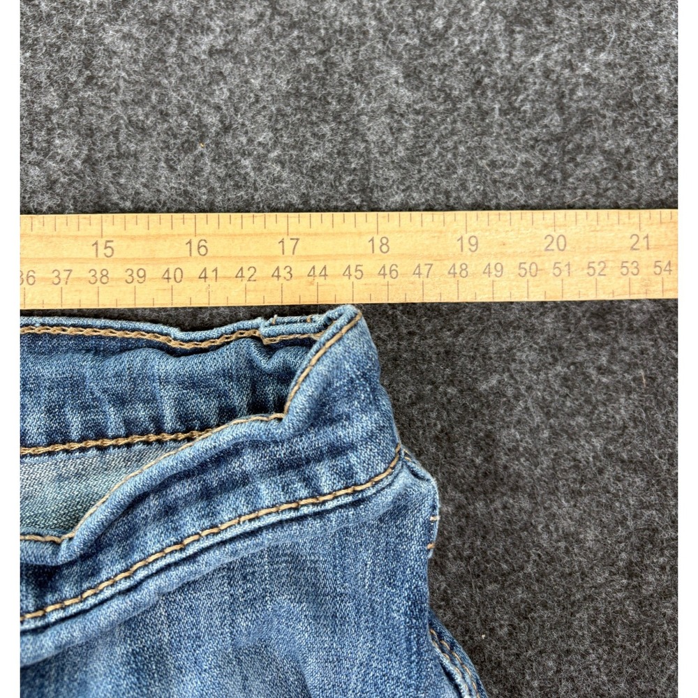 Cinch Carter 2.0 Mens Distressed Relaxed Bootcut Jeans Blue 38x36 (FITS 35x34) - Picture 4 of 12